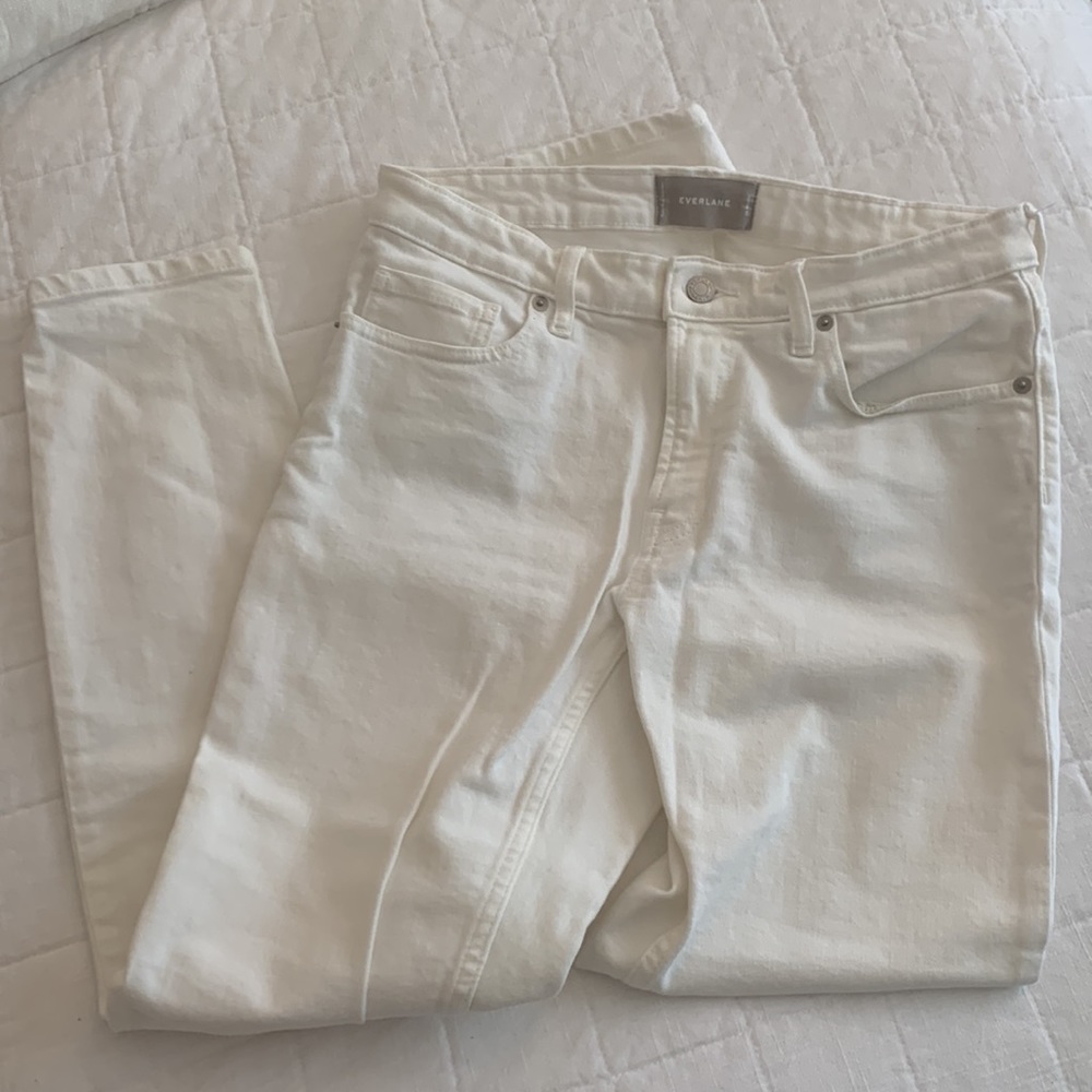 Everlane White Denim Jeans